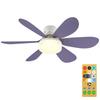 2 In 1 Socket Fan Light with Remote Control Ceiling Fans with LED Lights 3 Gear Adjustable Dimmable Fan Light for Garage Office