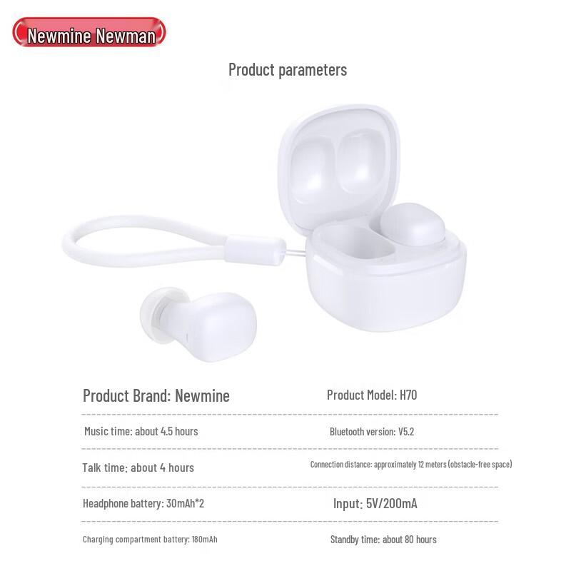 Newman TWS H70 Hi-Fi Bluetooth Earbuds