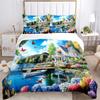 3Pcs Peaceful Lakeside Retreat Bedding Sets For All Sizes New 3D Printed Bed Cover Comforter Duvet Cover Pillowcase Bedroom Decoration