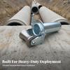 Cable Guide Pulley Zinc Plated Hardware Long-Lasting for Industrial, Workshop
