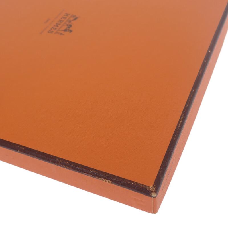 HERMES   платок Слоновая кость/синий шелк Женский