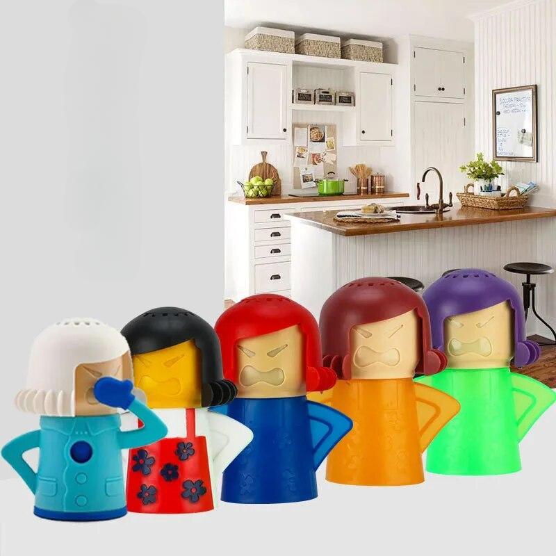 Очиститель для микроволновых печей Angry Mama с паром Очиститель для микроволновых печей Angry Mama Просто добавьте уксус и воду.