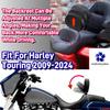 Мотоциклы Переднее Сиденье Водителя Подушка Спинки Регулируемая Для Harley Davidson Touring Road King Street Electra Glide 2009-2025