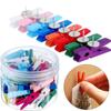 50Pcs/Box Wooden Clips Push Pin Colorful Thumb Tacks Creative Blackboard Push Pins  Photo Wall