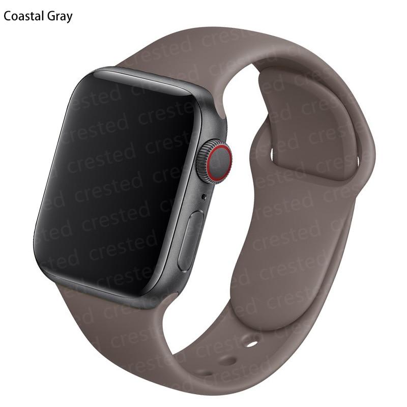 Спортивный браслет-ремень, силиконовый ремешок для Apple Watch, ремешок 8, 7, 41 мм, 45 мм, SE 6, 44 мм, 40 мм, 38 мм, 42 мм, резиновый мягкий ремешок для часов iWatch серии 5, 4, 3, 2, 1