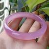 Natural Pink Agate Bracelet Fashionable Charm Emerald Hand Jewelry Bangle Gift