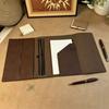 Compact Notebook Organizer Loose Leaf Book Protective Cover Vintage Notebook Cover  For Hobby