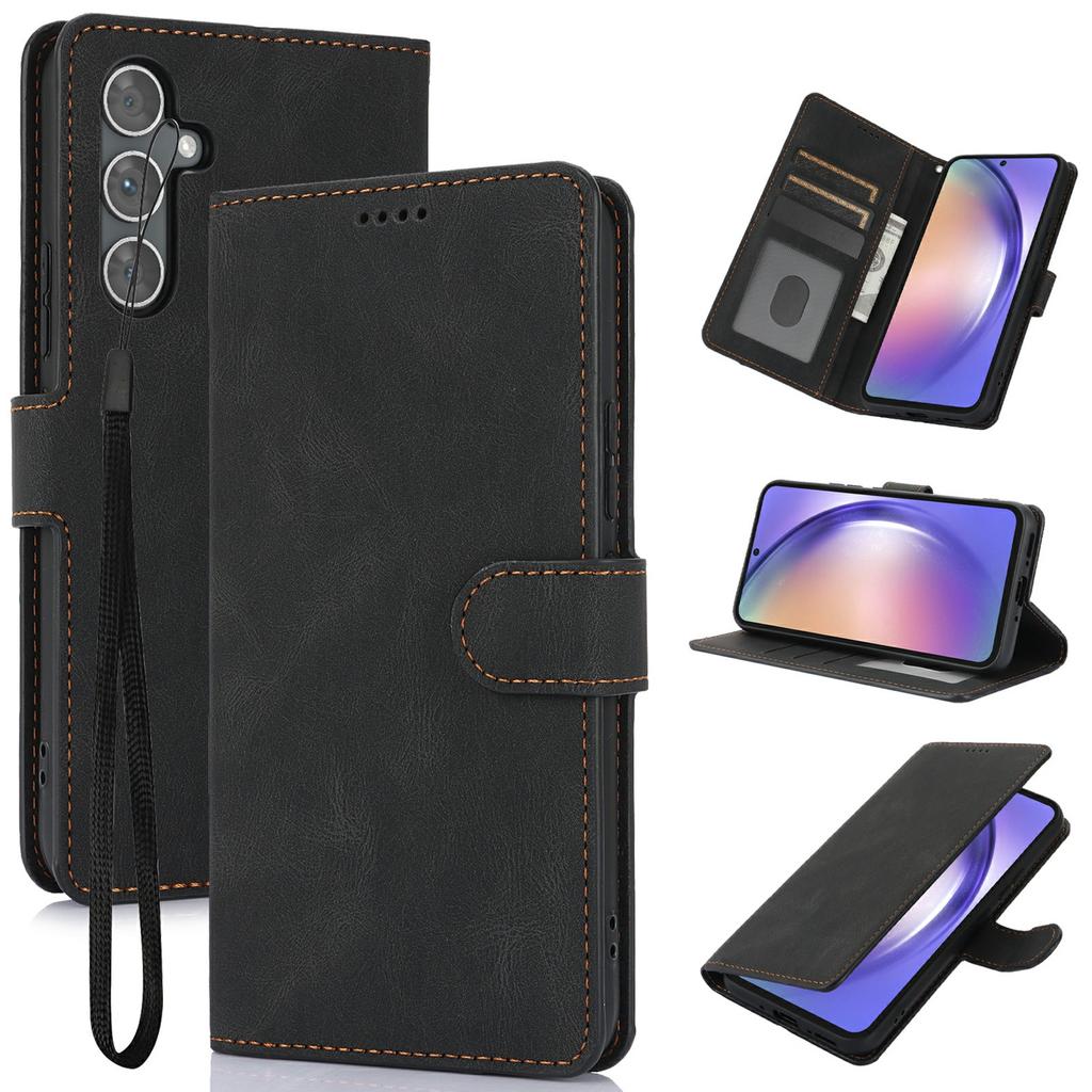For Samsung Galaxy A26 5G Case PU Leather Phone Cover with Wallet Stand View