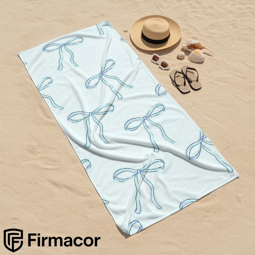 Sketch Light Bow Microfiber Beach Towel Quick Dry Sand Free Oversized Soft Absorbent Bath Towel for Swimming Pool Travel Gym
