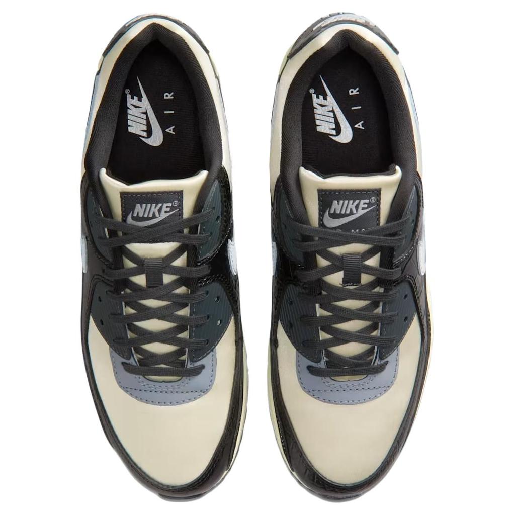 Nike Кроссовки Air Max 90 Мужские Черно-бежевые IO4468-100