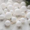 Christmas Tree Ornaments: Colored Hanging Balls 3-8CM, Boxed White Decorations