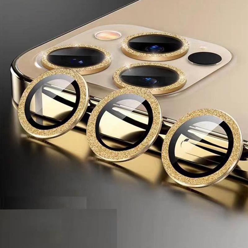 Защитное стекло для объектива с металлическим кольцом для iPhone 16E 11 12 13 14 15 16 17 Pro Max plus Air 12 mini 13 mini Защита объектива камеры Пленка для камеры