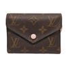 [Б/У] Кошелек Victorine 'Коричневый Monogram Canvas/Розовый Rose Ballerine' - Хорошее состояние #IKR5IG