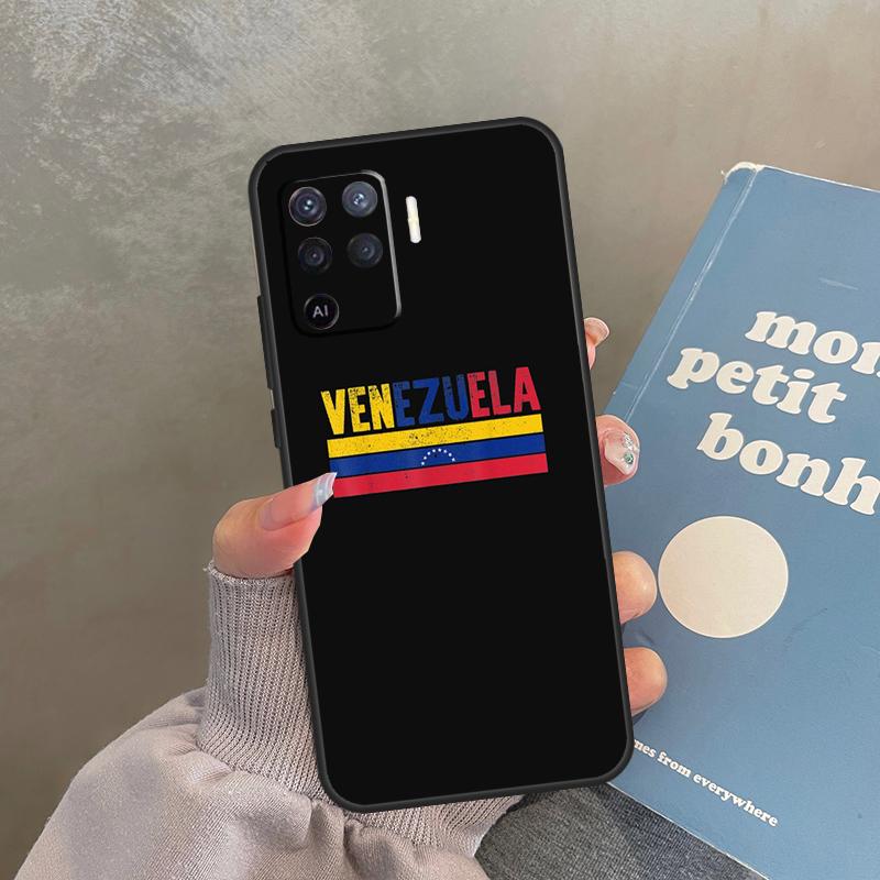 Venezuela Flag Case For Oppo A98 A78 A79 A18 A38 A58 A40 A60 A80 A16 A76 A96 A15 A74 A94 A54 A17 A77 Cover