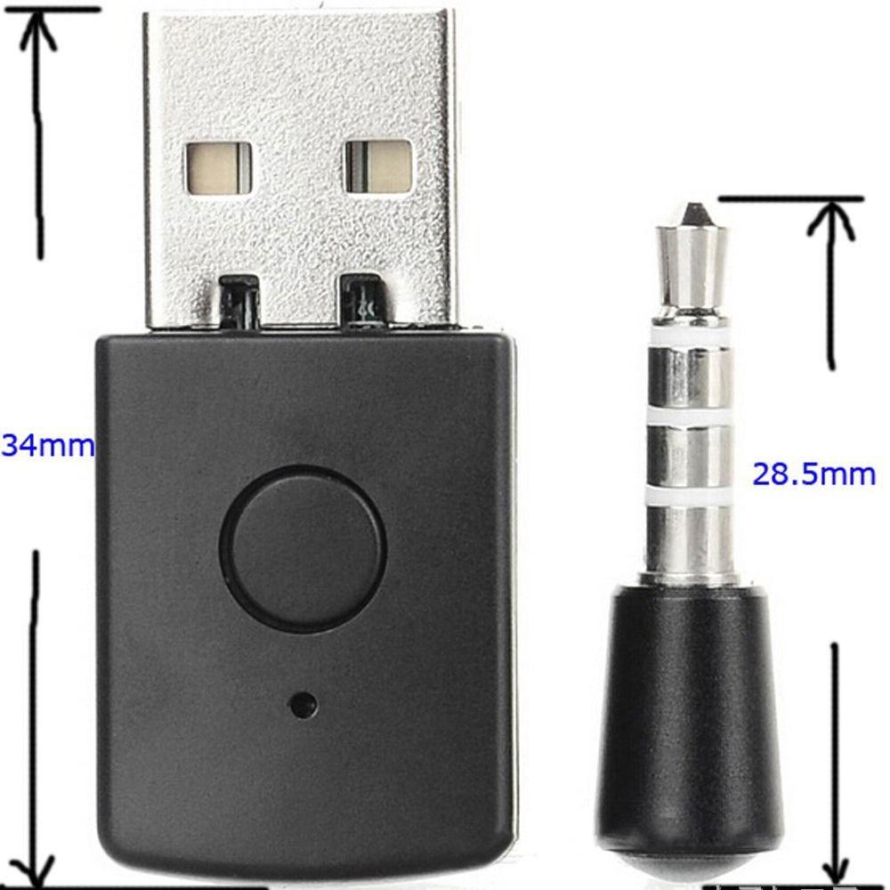 Пульт дистанционного управления для PS4/PS5 Беспроводной адаптер Аудиоадаптер USB-передатчик Bluetooth-приемник