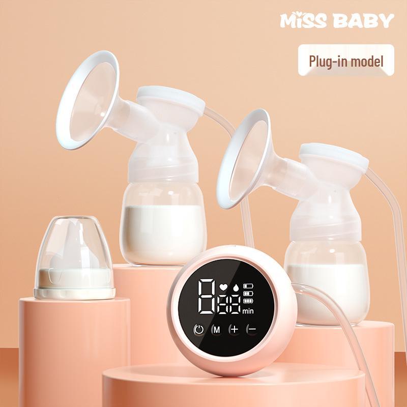 Умный двойной электрический молокоотсос Miss Baby для послеродового кормления