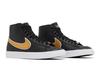 Women's Sneakers Nike Blazer Mid 77 Essential Black Metallic Gold (Women's) Black/White/Metallic Gold