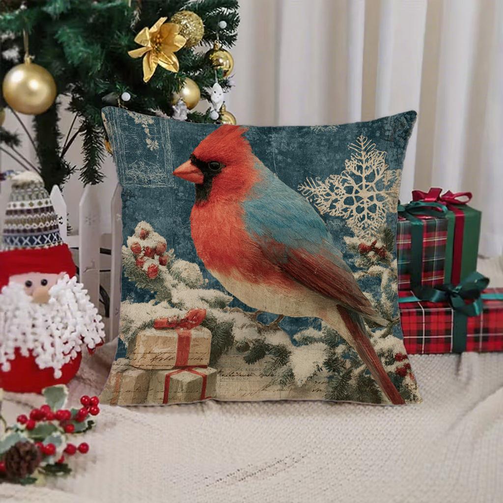 Рождественская наволочка с узором гномаПодходит для дивана, автомобиля, спальни, декоративная наволочка