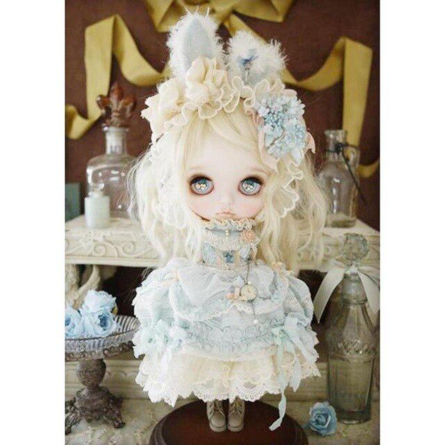 5D DIY Полный дрель Алмазная картина "Мультяшная кукла" Вышивка Картина Мозаика Ремесло