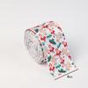 Lmitation Linen Christmas Tree Ribbon Xmas Gift Fabric Swirl Ribbon New Christmas Ribbon