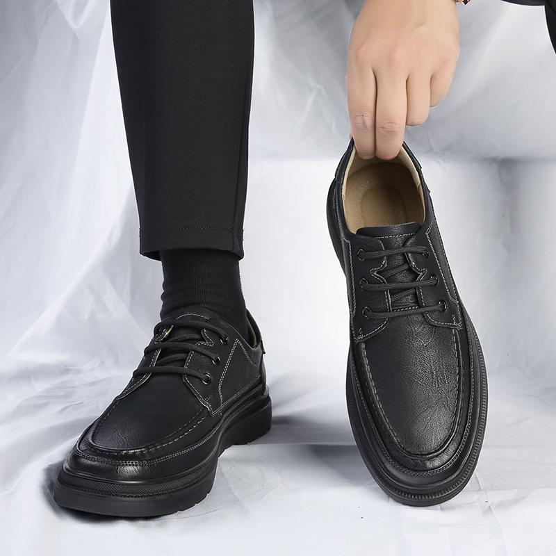 Мужская обувь FashionClassic Brand из натуральной кожи в британском стиле, профессиональная деловая обувь для мужчин, универсальная повседневная обувь для мужчин, нескользящая