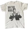 Футболка Doctor Who Comfort Colors, Футболка в винтажном стиле по научной фантастике, Мерч классического телесериала, Ретро футболка с графикой Whovian, Футболка в подарок фанату Дэвида Теннанта