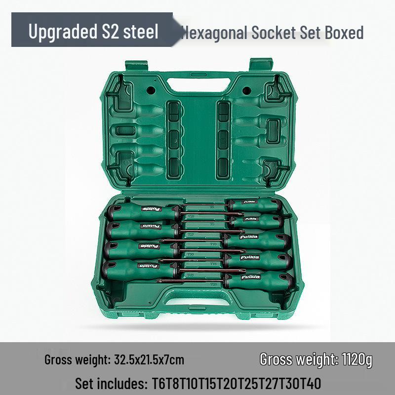 Набор отверток Torx и шестигранных: T8, T10, T15, T20, T25, T30