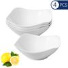 2/4/6/8pcs White PP Salad Bowl Reusable Suitable for Family Gatherings Hotels Outdoor RVs Camping Picnic Parties. 4