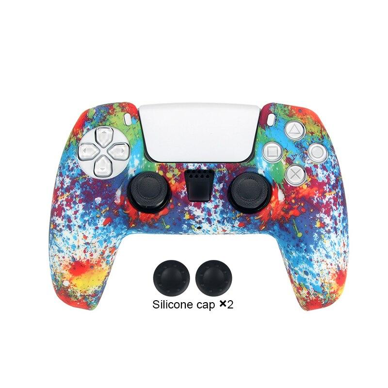 DATA FROG Противоскользящий силиконовый чехол, защитный чехол для кожи для Playstation 5, защитный чехол для контроллера PS5, аксессуары для геймпада