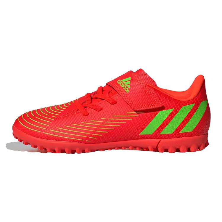 Adidas Speedportal.3 Synthetic Leather Abrasion Resistant Low top Kids' Soccer Shoes Fluorescent Red Kids' (Unisex) Kids' Soccer Shoes
