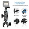 PULUZ Мотоциклетный зажим-краб с фиксированным креплением на руль для GoPro и других экшн-камер(черный)