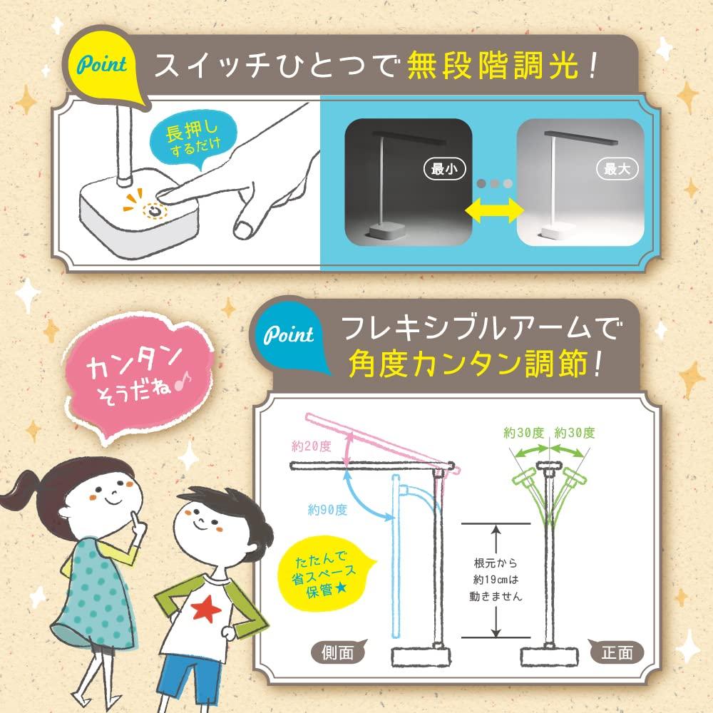 Настольная лампа Sonic, Livingaku, LED, Тонкая, Перезаряжаемая от USB, Белая, LV-5765-W