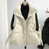 Женский хлопковый жилет большого размера с утолщением, зимнее пальто, модная верхняя одежда, куртка