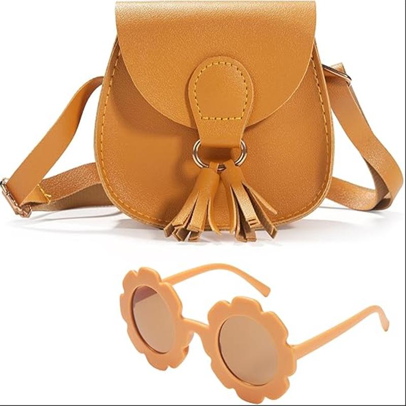 PU кожаная детская маленькая сумка через плечо милые аксессуары для принцесс детские портмоне сумки милые сумки через плечо с кисточками для девочек