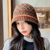 Hollow Out Crochet Pullover Hat Bohemian Style Winter Weave Cap  Apparel Accessories