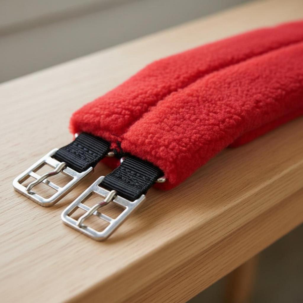 Tubular Strap Made of Sweat-Absorbing Faux Fleece, Cover