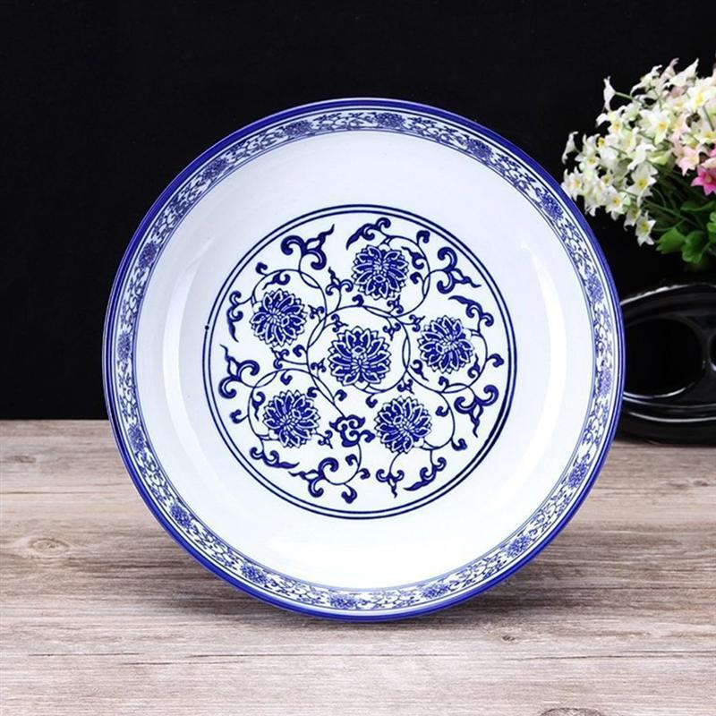 8 Inch Blue-White Chinese Style Ceramic Bowls Instant Porcelain Bowl Pasta Ramen Soup Bowls Kitchenware | Bowls