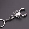 Хип-хоп антикварный брелок в виде скорпиона, подвеска в виде животного, панк-брелки для мужчин, держатель для ключей от машины, ювелирные изделия, подарок