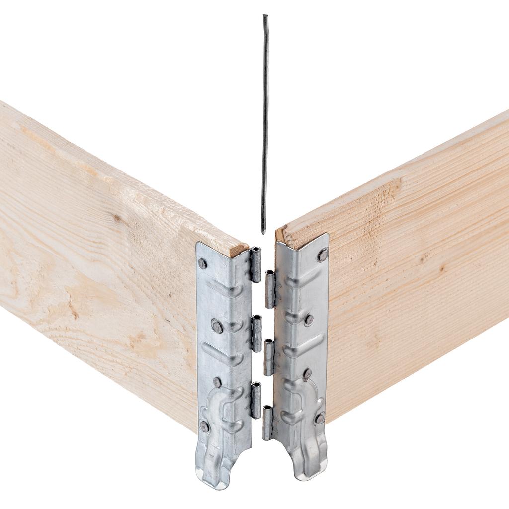 KADAX Wooden Pallet Extension 60x80cm Pallet Container Bed Pack of 3