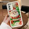 Phone case: 2D flat, suitable for Samsung Galaxy A34 A35 M05 M06 S20 S22 S21 FE Plus 5G protective case, Santa Claus, Christmas and Halloween, perfect