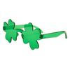 European & American Frameless Four-Leaf Clover Sunglasses for St. Patrick's Day