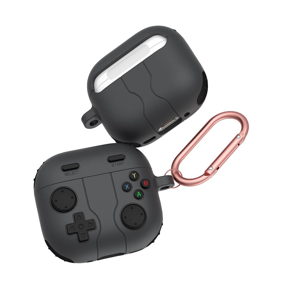 For Apple Airpods 4 Case 3D Gamepad Earphone Case 2024 New Keychain For Air Silicone Wi U9F9