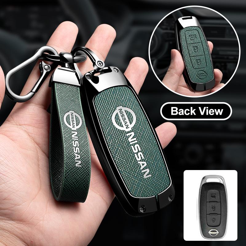 For Nissan X-trail T33 Kicks Qashqai J12 Juke Teana Altima Ariya Alloy Car Key Cover UCase Protector Shell Keychian Accessories