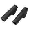 1 Pair Anti Slip Bike Handle Grip Rubber Bicycle Handlebar Grips Cover for Road Mountain BikesBlack
