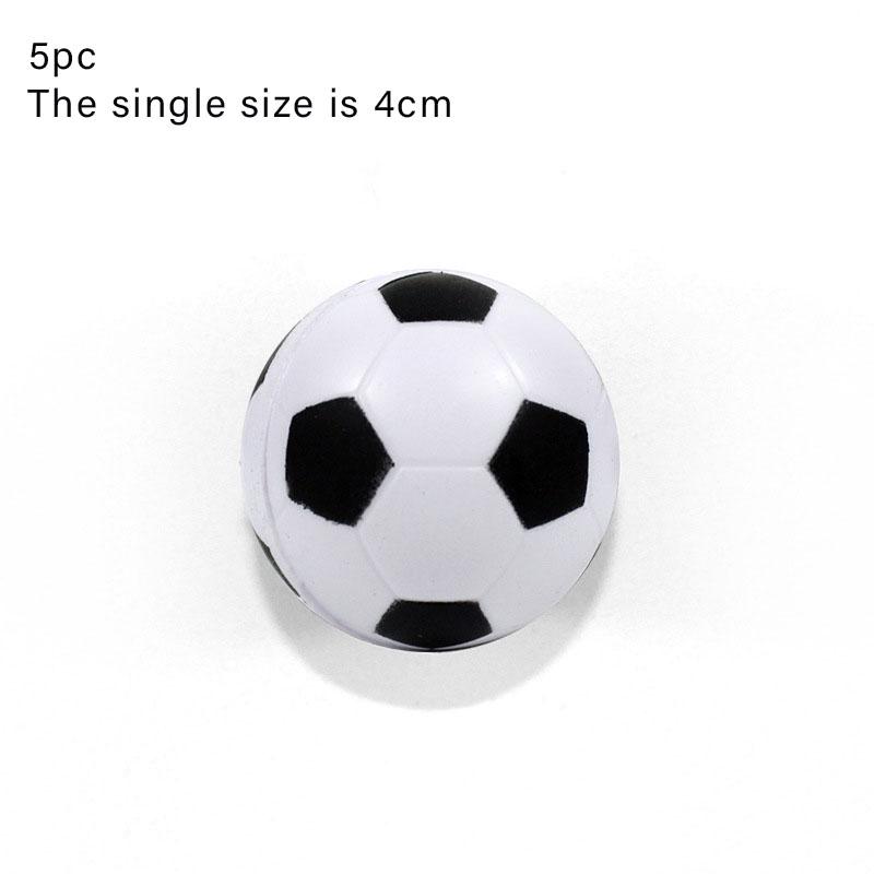 Забавные игрушечные мячи 4 см футбольные надувные мячи прыгающие твердые эластичные резиновые мячи для детей мальчиков Happy Soccer тематика день рождения декор