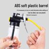 Plastic Metal Long Spout Oil Can - Manual Drip Bottle for Lubricants