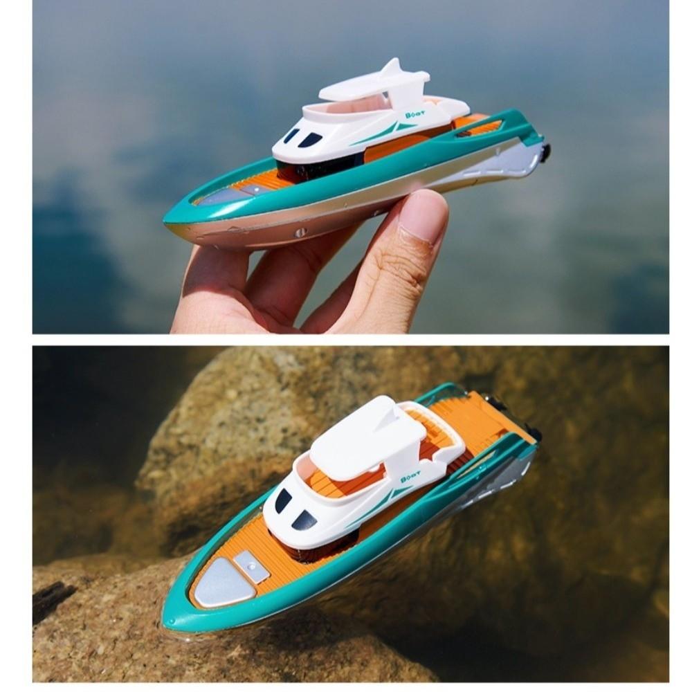 Wireless Remote Controlled Remote Control Boat With Lights RC Mini Boat RC Boat Toy Gift
