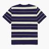 Munsingwear Women Round Stripe Short Sleeve Sweater Violet Mq322lsw81