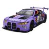 Масштаб 1/24 BMW M4 GT3 Серия WASA Литой металлический автомобиль из сплава Модель автомобиля DIY Дизайн Коллекция Декорация Бутик Модные подарки для мальчиков