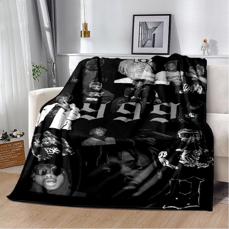 3D Print Juice WRLD 999 Legend Rapper Album Blanket,Soft Throw Blanket for Home Bedroom Bed Sofa Travel Picnic Cover Kid Gift